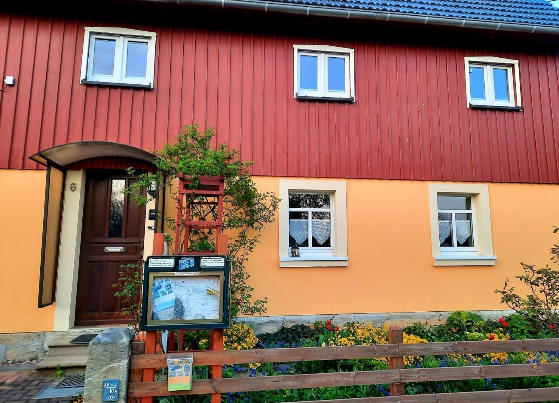 Fewo Dorn Eg Haus Sandsteinliebe Sebnitz Esterno foto